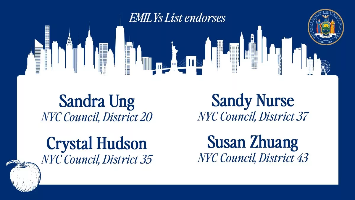 EMILYs List Endorses Four Candidates for Election to the New York City